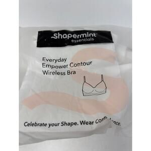 Brand New Shapermint Essentials Women's Size 2XL XXL White Everyday Contour Bra